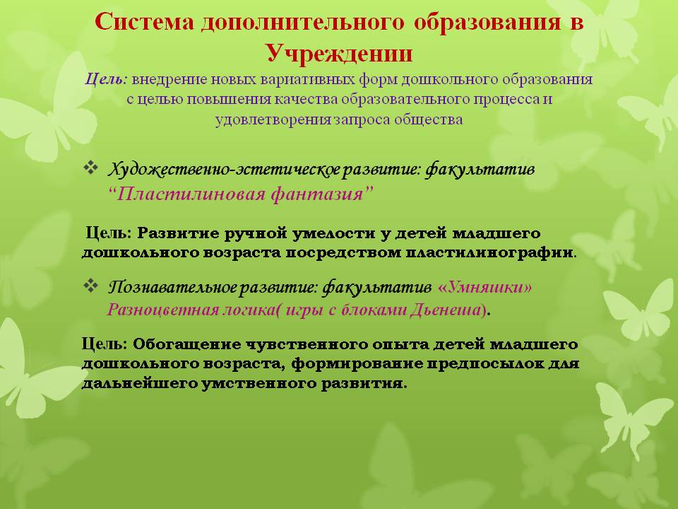 Краткая презентация основной образовательной программы дошкольного образования